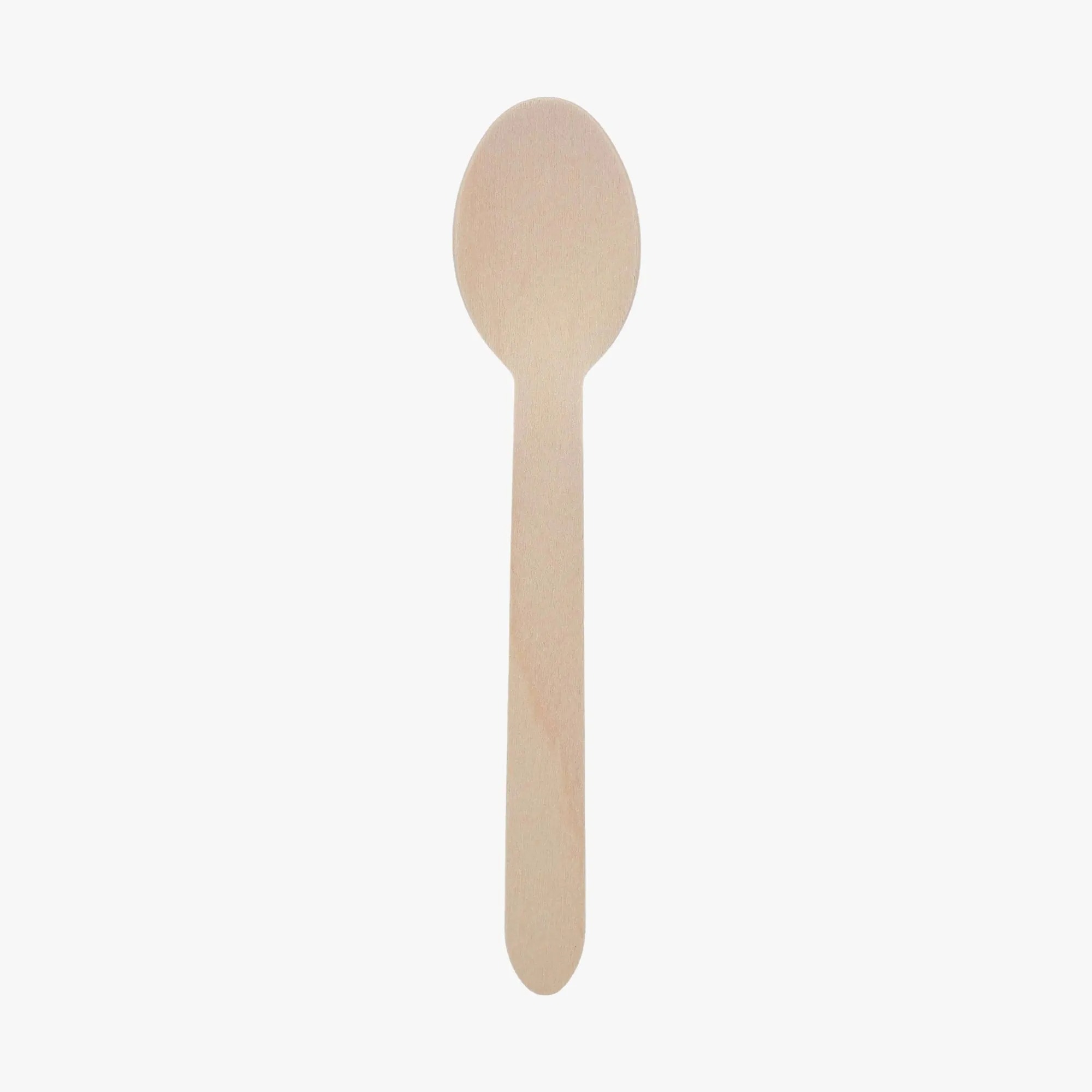 Birchwood Wooden Dessert Spoon Birchwood Wooden Dessert Spoon