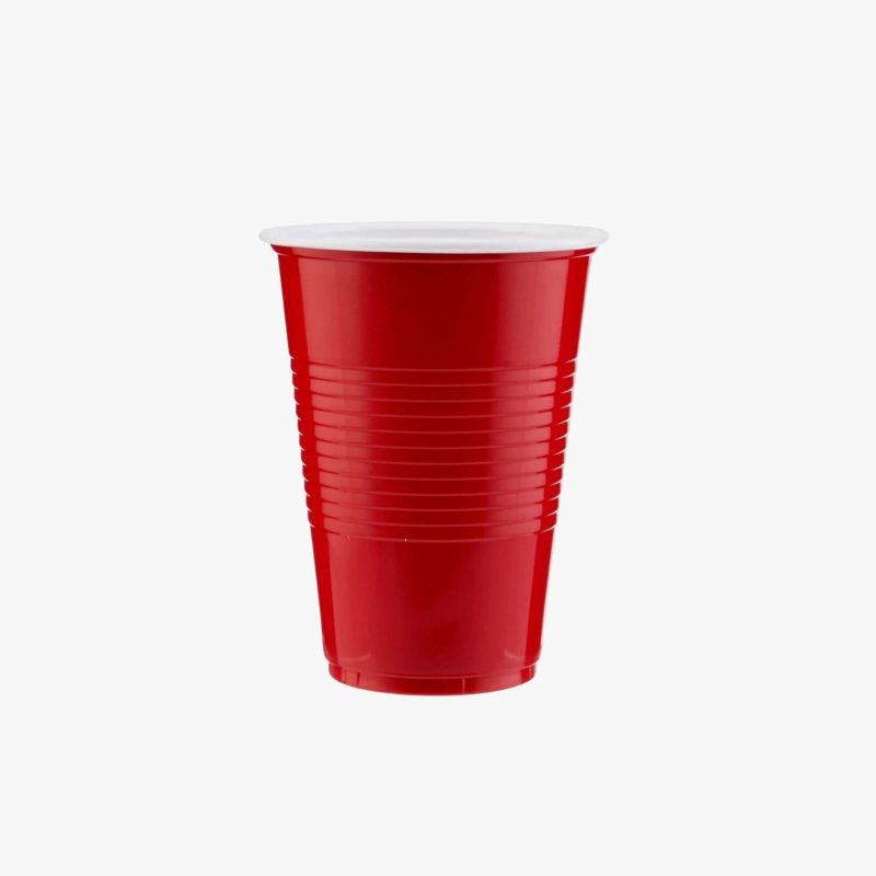 Red & White Cup PP (355ml-12oz)