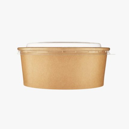 Salad Bowl Kraft Round Paper 25oz - 2