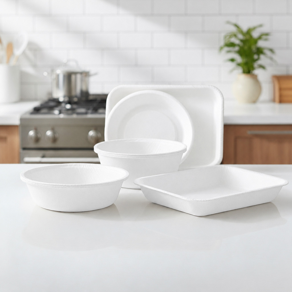 Bagasse Products White